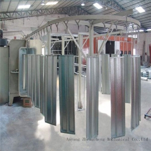 Powder coating line