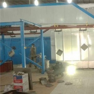 Powder coating line